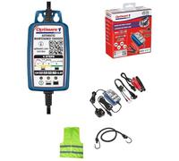 Compatible con Honda CBR 1000 RR C ABS Cargador DE BATERÍAS Optimate 1 Duo Plomo 4 Fases MANTENEDOR DE Carga para BATERÍAS 12V DE Plomo (STD, AGM, Gel) Y Litio DE 12.8-13.2V