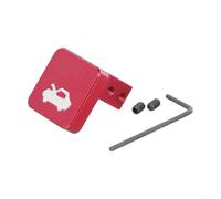 Compatible con Honda Civic 1996 a 2005 Crv 1997 a 2006 Element 2003 a 2011 Kit de reparación de cable de mango de liberación de capó de motor Material de aluminio de alta resistencia (rojo)