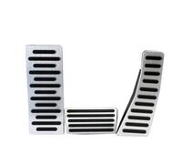 Compatible con Honda Civic 2006-2011 LHD Juego de pedales aluminio almohadillas, acelerador, freno y reposapiés AT/MT Accesorios for coche No requiere perforación(AT)