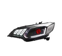Compatible con Honda Fit GK5 2003-20 Conjunto de faros delanteros Xenon Angel Devil Eye DRL Lámpara de luz de circulación diurna Accesorios for automóvil(14-20 b)