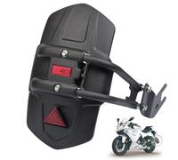 Compatible con Honda NC700/750X/D CB500X CB400 Guardabarros trasero de motocicleta cubierta protectora negra contra salpicaduras protector contra salpicaduras de barro trasero, soporte de guardabarros