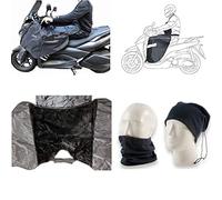 Compatible con Honda PCX 125 cubrepiernas impermeable cubrepiernas para scooter y maxiscooter, cubierta térmica, cubierta para piernas, pecho, lluvia, antifrío, piel universal