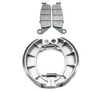 / Compatible con Honda Shadow Custom 600 VT600C VT600 1994-1996 1997 1998 1999 2000 VT 600 C Kit de pastillas de freno delanteras y traseras VT600 CR CS CT(Front And Rear)