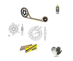 Compatible con Honda X-ADV (RC95A/RC95B) 750 2019-19 Kit DE Cadena DE PIÑONES para Motocicleta DE TRANSMISIÓN Did 525VX3 LUN 118 Enlaces,PIÑÓN DE Acero P520-Z38,PIÑÓN P520-Z17