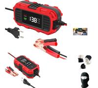 Compatible con Honda XR 125 L Cargador DE BATERÍAS MANTENEDOR para BATERÍAS DE Plomo 12V Desde 4A hasta 30A Cargador AUTOMÁTICO Inteligente Moto Scooter Quad Moto ACUÁTICA