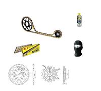 Compatible con Honda XRV Africa Twin (RD04/RD07) 750 1996-96 Kit TRANSMISION para Moto Cadena Did 525VX3 LUN 124 ESLABONES, PIÑON EN Acero P525-Z46, PIÑON P525-Z16 ESPECIFICO para Motos