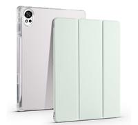 Compatible con Honor MagicPad 3 Pro/MagicPad 4 de 12.3 pulgadas (2026) Funda protectora completa transparente con soporte trasero [soporte para bolígrafo], funda a prueba de golpes con encendido y