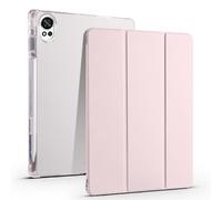 Compatible con Honor MagicPad 3 Pro/MagicPad 4 de 12.3 pulgadas (2026) Funda protectora completa transparente con soporte trasero [soporte para bolígrafo], funda a prueba de golpes con encendido y