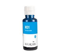 Compatible con HP 31 C / 70ml Tinta Cian (Tinta de impresión - Colorante)