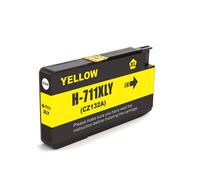Compatible con HP 711 / 30ml Tinta Amarillo (Cartuchos de tinta - Colorante)