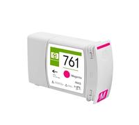 Compatible con HP DesignJet T7100 T7200 Series 761 Cartucho de Tinta pigmentada de 6 Colores 1 Unidad(1PC - Magenta)
