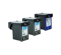 Compatible con HP Digital Copier Printer 410 tintas conjunto negro, cian, Magenta, amarillo - C6656AE - Inhalt: 2 x 21 & 1x 20 ml