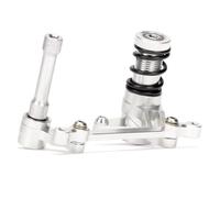 Compatible con HPI para Savage para Flux HP XL X 4.6 5.9 21 25 SS 4.1 3.5 1/8 RC Coche Piezas Upgrade 85058 Conjunto Protección Dirección Aluminio Juguetes Accesorios(Silver)