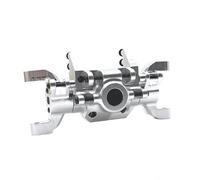 Compatible con HuangBo para ZP1001 ZP1002 ZP1003 ZP1004 1/10 RC Piezas De Coche Metal Actualización CNC Proceso Carcasa del Eje Delantero Accesorios RC
