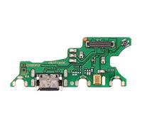 Compatible con Huawei Nova 5T YAL-L61, Honor 20 YAL-L21 Flat Flex PCB CABLE DOCK Puerto USB Jack Carga, conector de carga y micrófono SYNC DATOS CIRCUITO SUB BOARD USB Type C