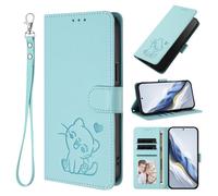 Compatible con Huawei Nova Y90 4G,Compatible con Huawei Enjoy 50 Pro 4G Étui pour téléphone Avec Porte-Cartes Support rabattable Mint