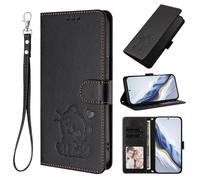 Compatible con Huawei Nova Y90 4G,Compatible con Huawei Enjoy 50 Pro 4G Étui pour téléphone Avec Porte-Cartes Support rabattable Black