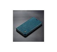 (Compatible con Huawei P smart 2021) Funda CaseMe de lujo estilo retro de cuero con soporte y ranuras para tarjetas, resistente a los golpes, color