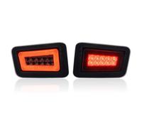 Compatible Con Hummer H2 2003-2009 Luces Traseras Luces Diurnas, Luces De Freno Y Luces Direccionales Izquierda Y Derecha luces advertencia traseras(Smoked Bumpr Lgt)