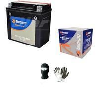 Compatible con HYOSUNG 650 GV Aquila 2007 BATERIA TECNIUM YTX14-BS 12V 12AH 12 AMP BATERIAS PREPARADAS para Uso ESPECIFICO Moto Scooter 150X87X145MM