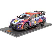 Compatible con Hyundai i20 N Rally1 Nº6 Sordo/Carrera Rallye Monte Carlo 1:18 IXO Models 18RMC153B