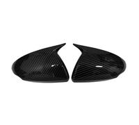 Compatible con Hyundai IONIQ 2016-2019 2020 2021 2022 ABS Cubierta de Espejo retrovisor Lateral para automóvil, Carcasa de Puerta, embellecedor Adhesivo (Fibra de Carbono)