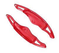 Compatible Con Hyundai Para Genesis Para G70 Para Elantra 2020 2021 2022 Paletas De Extensión De Palanca De Cambios Para Volante De Coche Paleta Cambio Volante Coche(Carbon Fiber Red)