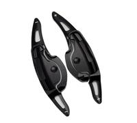 Compatible Con Hyundai Para La Para Festa 2021 2020 2019 Cubierta De Extensión De Palanca De Cambios Del Volante Estilo Interior Accesorios De Coche Levas cambio volante(Negro)