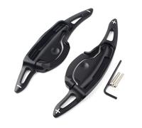 Compatible Con Hyundai Para Palisade Para LX1 Para Nexo 2018 2019 2020 2021 2022 Etiqueta Engomada Extendida Del Engranaje Del Volante Del Coche Levas de cambio del coche(Black)