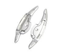 Compatible con Hyundai para Santafe para Santa para Fe TM 2018 2019 2020 2021 Extensión De Palanca De Cambios para Volante De Coche Selecciones Universales Paleta de Cambio(Silver)