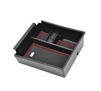 Compatible Con Hyundai Para Tucson 2022 Bandeja Organizadora Consola Central, Reposabrazos, Caja Almacenamiento Secundaria, Accesorios Interiores Del Coche Decoración interiores(Rojo)