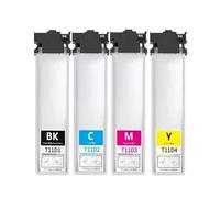 Compatible con Impresora Epson Workforce Pro WF-C5890DWF C5390DW T11D1- T11D4 Tinta T11D T11C con Cartucho De Chip T11C1-T11C4(T11D-4Color)