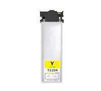 Compatible con Impresora Epson Workforce Pro WF-C5890DWF C5390DW T11D1- T11D4 Tinta T11D T11C con Cartucho De Chip T11C1-T11C4(T11D-Yellow)