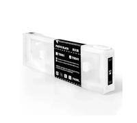 Compatible con impresoras de Gran Formato EPSON P6000, P7000, P8000, P9000, Cartucho de Tinta Recargable vacío Europeo con Chip, 700 ml de Alta Capacidad, T8041, T8049, T804A(Photo Black)