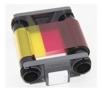 Compatible con impresoras de Tarjetas de identificación Badgy100/Badgy200 | CBGR0100C Cinta de Color YMCKO - 100 Impresiones/Rollo for credenciales a Todo Color