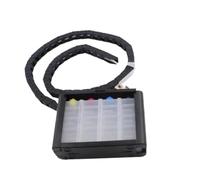 Compatible con impresoras HP DesignJet T120 / T520 / T530 / T130, Sistema de Suministro Continuo de Tinta (CISS) UP con Chip Permanente, Tanque de Tinta de Alta Capacidad(For 24 Inch)