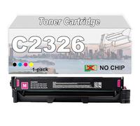 Compatible con impresoras para Lexmark C2326 y XC2326 C2326 Cartuchos de Tóner de Alto Rendimiento (5500/6000 páginas), sin Chip