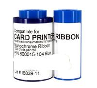 Compatible con impresoras Zebra P310/P330i | Cinta de Impresora: Accesorios Esenciales y Piezas de Repuesto for impresión de Tarjetas(800015-104 Blue)