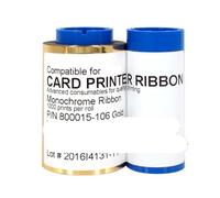 Compatible con impresoras Zebra P310/P330i | Cinta de Impresora: Accesorios Esenciales y Piezas de Repuesto for impresión de Tarjetas(800015-106 Gold)