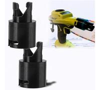 Compatible con infladores inalámbricos Ryobi de 18 V, adaptador de bomba de tabla de remo para válvulas de 0.78 pulgadas, sello a prueba de fugas, accesorio de inflado reutilizable para SUP e