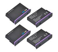 Compatible con Insta360 X5, batería de repuesto de 2800 mAh con funda de carga dual (4 baterías)