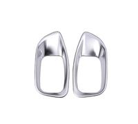 Compatible Con Jaguar Para XE XF Para F-pace 2016 2017 2018 Piezas Coche Botón Ajuste Asiento Delantero Coche Embellecedor Marco Pegatina Cubierta Interior Coche Accesorio Botón Pegatinas