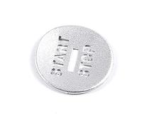 Compatible Con Jaguar Para XF 2008 2009 2010 2011 2012 2013 2014 2015 Interior Automotriz Coche Interruptor De Arranque Y Parada Botón Cubierta Pegatinas Embellecedor Auto Botón Pegatinas