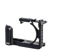 Compatible con Jaula de Metal for cámara Canon R1, Soporte de Montaje de Marco de protección de liberación rápida(Black)