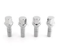 Compatible Con Jeep Para Cherokee 2014 2015 2016 2017 2018 2019 4 Piezas M12 × 1,25 Pernos De Rueda De Coche Pernos De Rueda De Acero De 28 Mm Autopartes Pernos Rueda