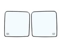 Compatible Con Jeep Para Wrangler 2012 2013 2014 2015 2016 2017 Espejo Retrovisor Gran Angular Antideslumbrante Y Calefactado Cristal de espejo lateral(Pair White)