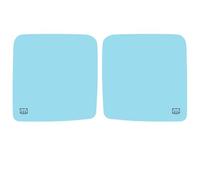 Compatible Con Jeep Para Wrangler 2012 2013 2014 2015 2016 2017 Espejo Retrovisor Gran Angular Antideslumbrante Y Calefactado Cristal de espejo lateral(Pair Blue)
