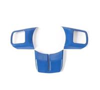 Compatible Con Jeep Para Wrangler JK Para Unlimited Para Patriot Para Compass 2011-2017 Para Grand Para Cherokee Moldura Decorativa Para Cubierta Volante Accesorios decoración(Azul)