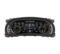 Compatible con Jeep Wrangler JK 2011-2018, Panel Digital de 12,3" con Pantalla de 1920 x 720, antirreflejo y Sistema operativo Linux.(Dashboard)