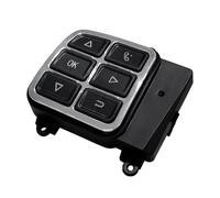 Compatible con Jeep Wrangler JK 2011-2018, Panel Digital de 12,3" con Pantalla de 1920 x 720, antirreflejo y Sistema operativo Linux.(Button)